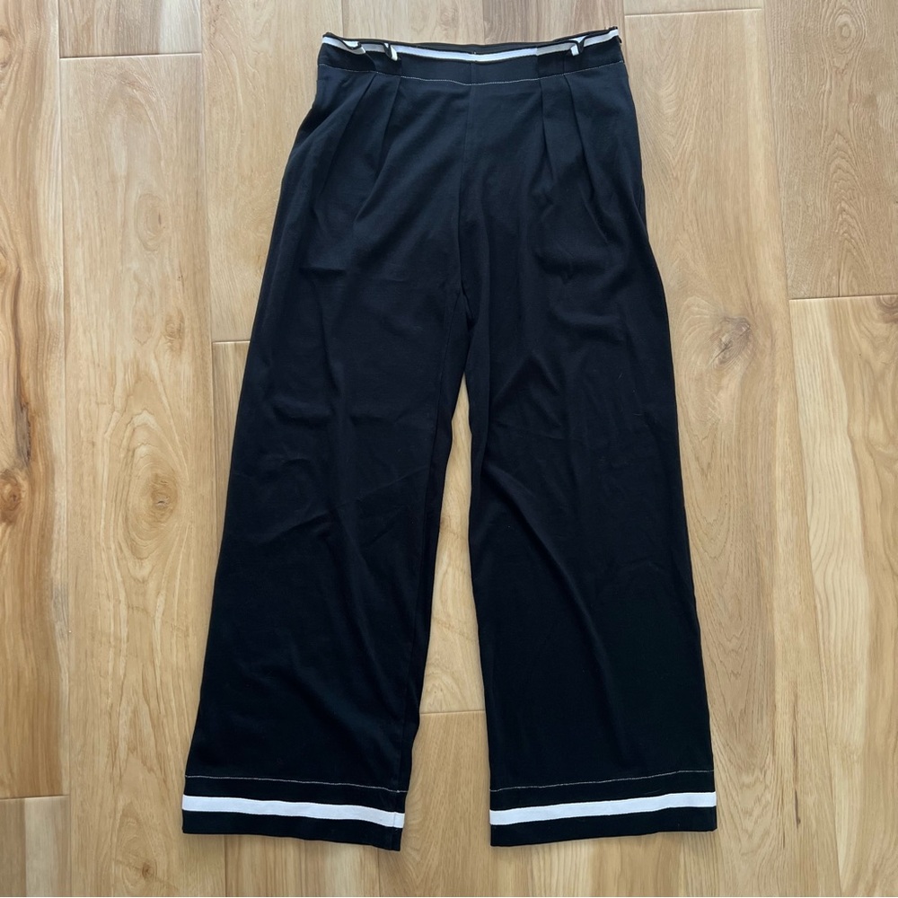 Love Moschino Black Wide Leg Pants Size 6